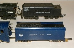 American Flyer 322AC 4-6-4 Steam Loco & Tender ~ The Royal Blue ~ Parts / Repair