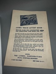 Instructions for Operating Lionel Remote Control No. 022 Switches original – a