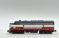 N Scale InterMountain Western Maryland F7A Diesel Locomotive “Circus” WM #7151