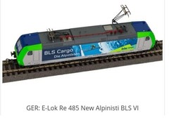 Piko BLS Cargo Electric Locomotive 57945 HO Scale DCC Ready