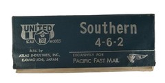United Models HO Scale BRASS Southern 4-6-2 Steam Loco & Tender #1401 – Painted