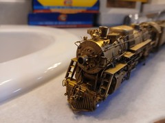 KEY IMPORTS BRASS HO SANTA FE 3450 4-6-4 MOST MODERN STEAM LOCOMOTIVE