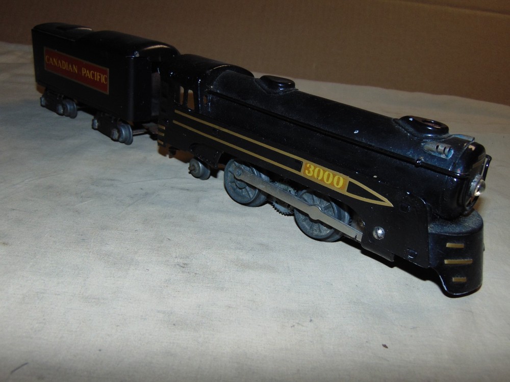 MARX O CUSTOM PAINTED 3000 CANADIAN PACIFIC STEAM & TENDER