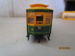 AHM, HO, 16951 PTC Power & Dummy Trolley’s, OB.