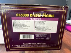MTH 20-2508-1 Canadian Pacific AC6000 Diesel Engine w Proto-Sound 2.0 F.11