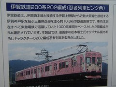 TOMYTEC Railway Collection Iga Railway 200 Series 202 Pink Ninja Train 2-Car Set