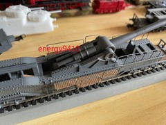 IN STOCK! HO 1/87 German 203mm Train Cannon Train Model Armored Vehicle Gifts