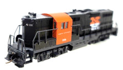 N ATLAS-KATO 4334 EMD GP-9 New Haven Locomotive #1206 Tested-knuckle cplrs #2