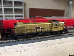 JT: Atlas 50th Anniversary Set of (3) Alco RS3/60′ Boxcar/Ext Vision Caboose