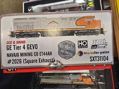 Scaletrains Navajo Mines pair weathered w DCC loksound. warbonnet atsf ns bnsf