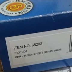 bachmann ho GG1 PRR TUSCAN RED 5 STRIPE NUMBER 4876