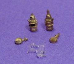 O/On3/On30 D&RGW RADIUS STYLE MARKER LAMPS WISEMAN BACK SHOP BRASS PARTS BS-025