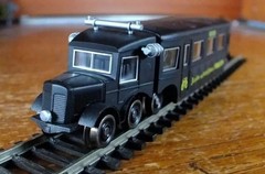 Marklin 3118 HO gauge Micheline Type 11 railcar in black livery