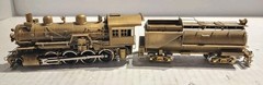 Pacific Fast Mail HO Scale Brass Union Pacific 2-8-0 Steam Loco Undecorated