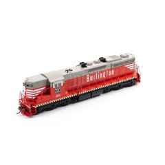 Rapido Trains 050622 HO Burlington EMD SD9 Diesel Locomotive DC/DCC/Sound #831