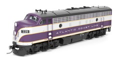 Broadway HO 9650 EMD F3 A/B, ACL 339/339B, Purple & Silver A-unit Paragon4 Sound