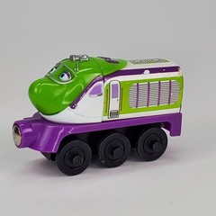 Chuggington Koko Wooden Railway Train Engine TOMY Green Purple D2613WJ01