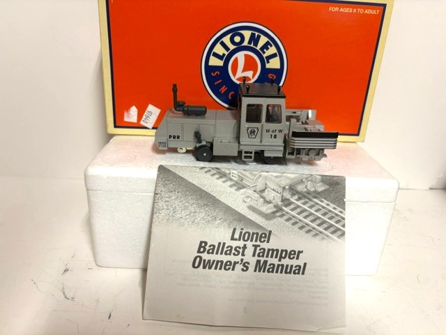 Lionel 28403 Pennsylvania MOW operating Ballast Tamper Test run only w /box