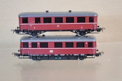 PIKO 5/6100 HO GAUGE DB VT 135 TREIBWAGEN RAILCAR LOCOMOTIVE 70937 2 CAR SET op