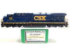 Overland OMI CSX GE AC4400CW CSX Transportation #599 HO Brass Model #6589.1