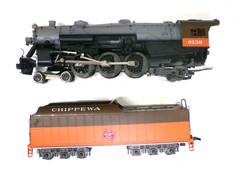 HO gauge Rivarossi CMSP&P 4-6-2 steam engine in original box (lot 0205)