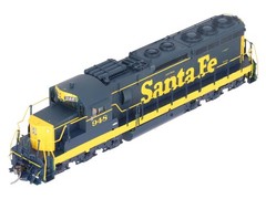 Overland 4500-4579 HO Scale BRASS AT&SF SD24 Diesel Locomotive #948- Painted/Box