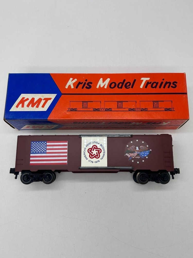 KMT Kris Model Trains Bicentennial 1776-1976 Box Car O Gauge Vintage w/ Box С7+