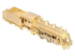 New England Rail Service HO BRASS Class J-1 4-4-2 Steam Loco & Tender- Unpainted