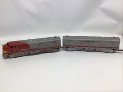 1950s Louis Marx & Co. #1095 Santa Fe Diesel Locomotive Set O Scale