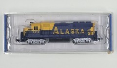 Bachmann 63598 N scale GP40 Alaska #3015 diesel locomotive