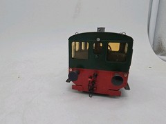 SMF MODELS Brass DC Analog Diesel Locomotive “Lago D’Iseo” Green 0 1/43
