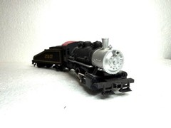 HO Unknown Brand 0-4-0 ATSF #21 Steam Engine, Black