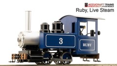 Accucraft Trains – Ruby 0-4-0, RTR, Live Steam