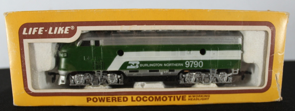 Life Like Burlington Northern 9790 Power Locomotive Train Loco Headlight