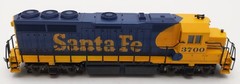 Atlas 7031 HO Santa Fe GP40 Diesel Locomotive #3700 EX/Box