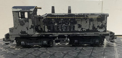 Ho Scale Weathered Diesel Engine Switcher