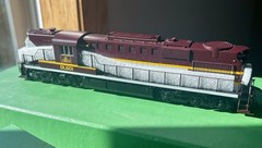 HO Scale Overland Brass Alco RSD7 Demonstrator #DL601 Omi 6900.1