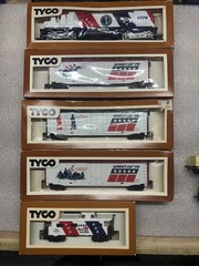 TYCO HO Scale Spirit of 76 Alco 430 Locomotive 4 Box Cars Complete Consist Set+2