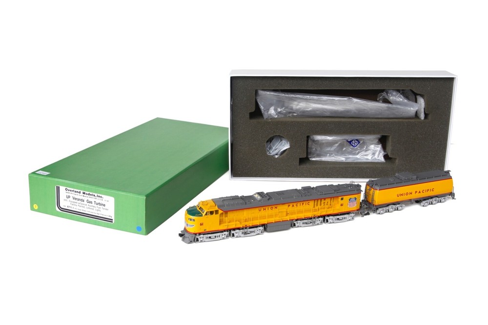 Overland Union Pacific UP Veranda Gas Turbine w/ Fuel Tender OMI 6711.1 HO Brass