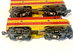 MTH RailKing O-Ga #RK2007L/RK2012B F3 A+B+A Diesel Set Florida East Coast NEW