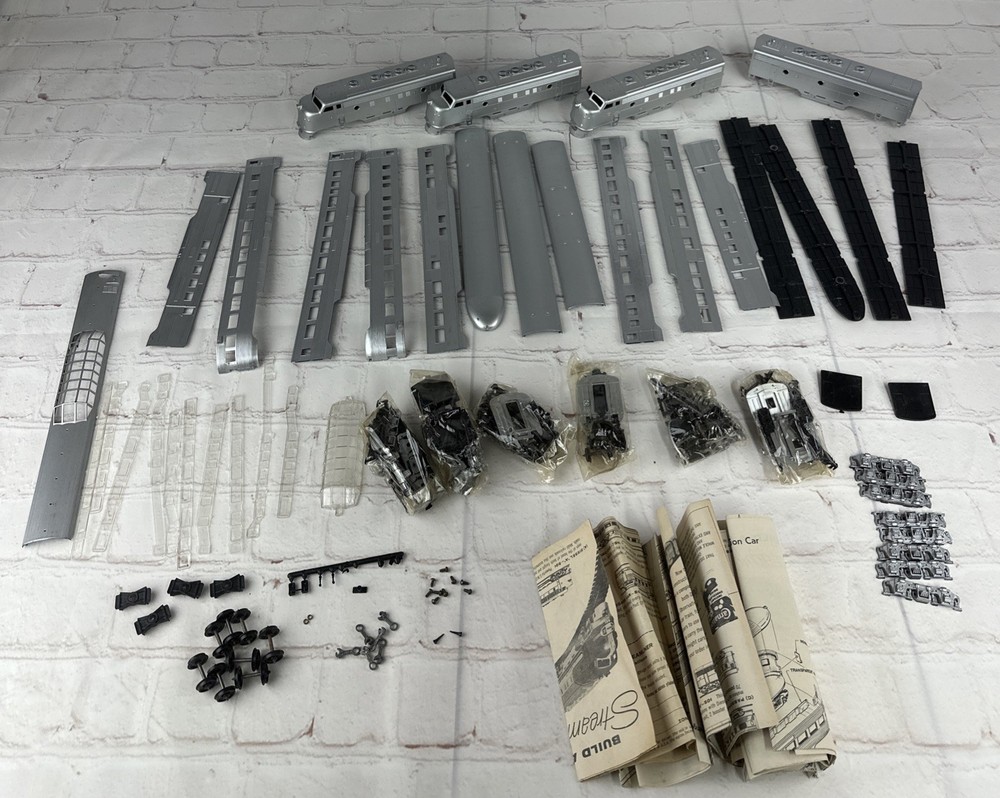 RARE CARNATION Build A Complete EMD F7 BAGGAGE CAR ACCESSORIES PARTS INSTRUCTION