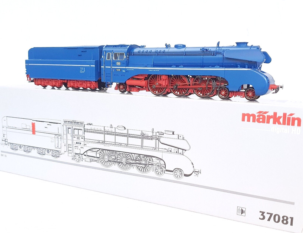 Marklin Digital AC HO DB Experimental Blue BR-10 STEAM LOCOMOTIVE + SOUND! MIB!