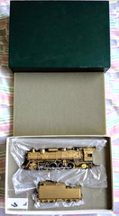 L@@K! *RARE PFM TOBY BRASS FRISCO 4-8-2 STEAM LOCO HO *RUNS G@@D *SUPER NICE!
