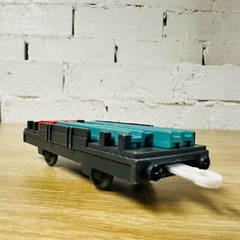 Steel Beams Grey Flatbed – Thomas the Tank & Friends Trackmaster Tomy Trains