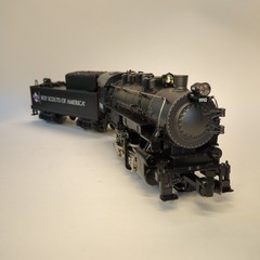 Used Lionel O Gauge Boy Scouts of America 0-8-0 Steam Locomotive & Tender #1910