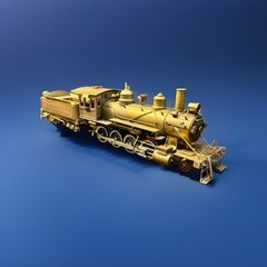 HO BRASS UNITED MA & PA 2-8-0 CONSOLIDATION LOCO & TENDER VINTAGE ORIG BOXw FOAM