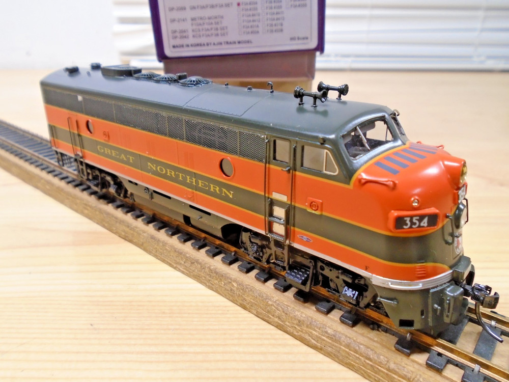 Division Point Ajin Brass HO Great Northern F3A Diesel Loco Runs LN OB