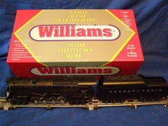 O Scale Williams S-2 6-8-6 PRR Tender has Digital Whistle Smoke ky