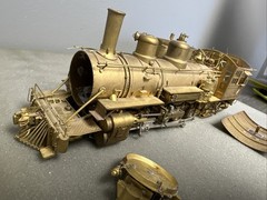 Pacific Fast Mail On3 Brass 2-8-2 K-27 Steam Locomotive D&RGW Unpainted Runs