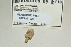 HO steam locomotive PARTS Miniatures by Eric L22 headlight Pyle old time